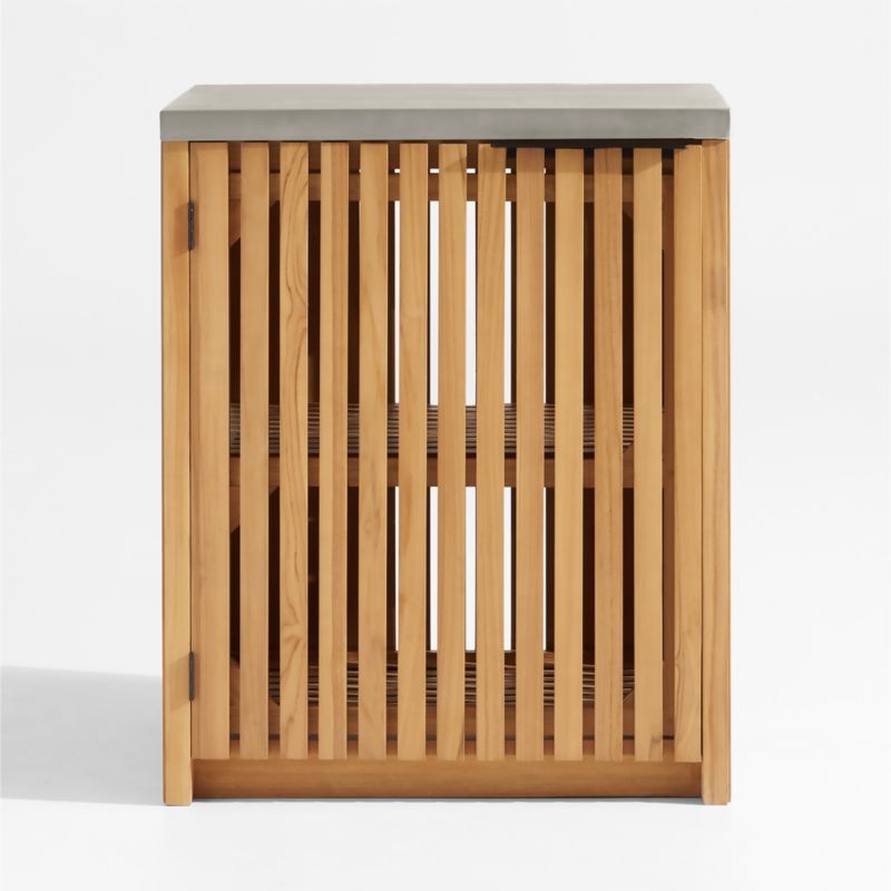 Batten Single Teak Outdoor Kitchen Set + Reviews Crate