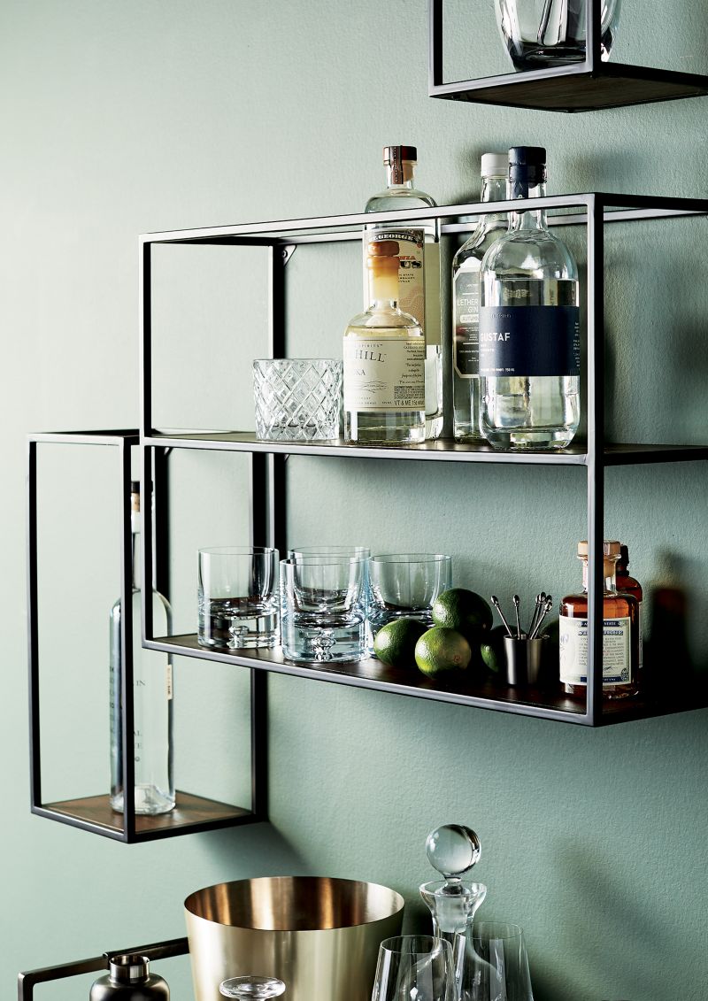 Booker Tall Rectangle Wall Display Shelf + Reviews Crate & Barrel Canada