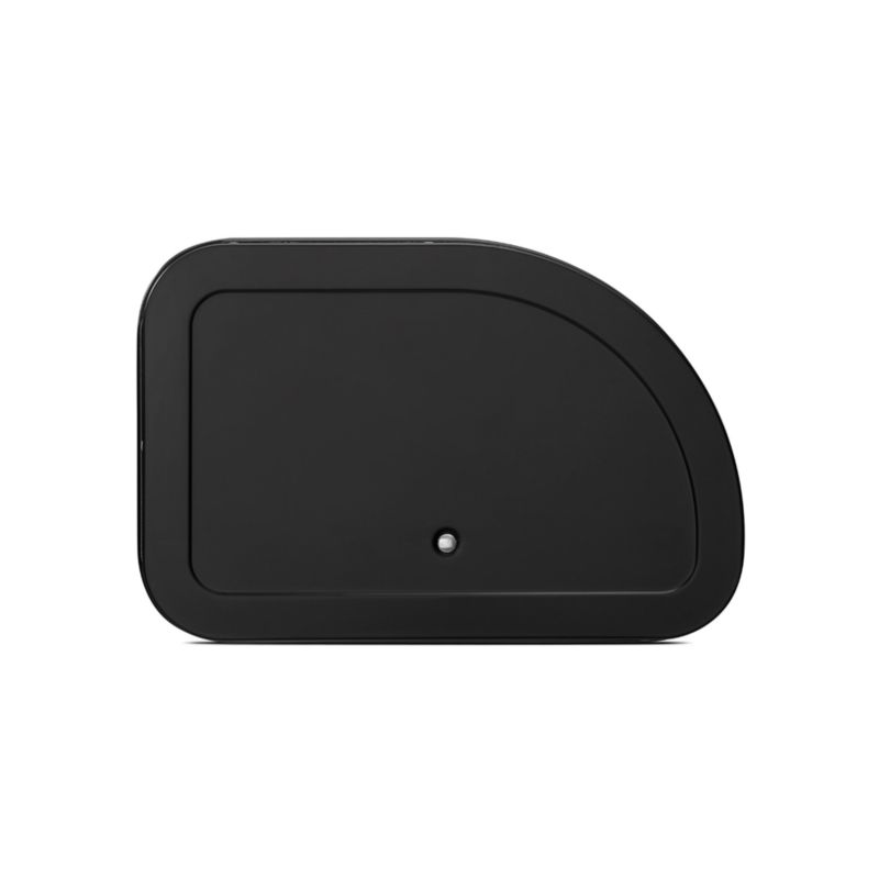 Brabantia Matte Black Roll Top Bread Box + Reviews Crate & Barrel