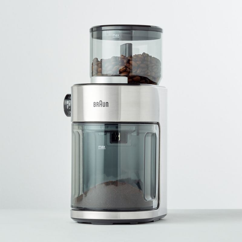 Braun FreshSet 12Cup Burr Grinder + Reviews Crate & Barrel