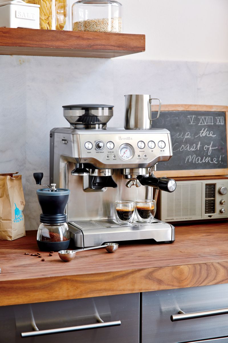 Breville Barista Express Stainless Steel Espresso Machine with Steam