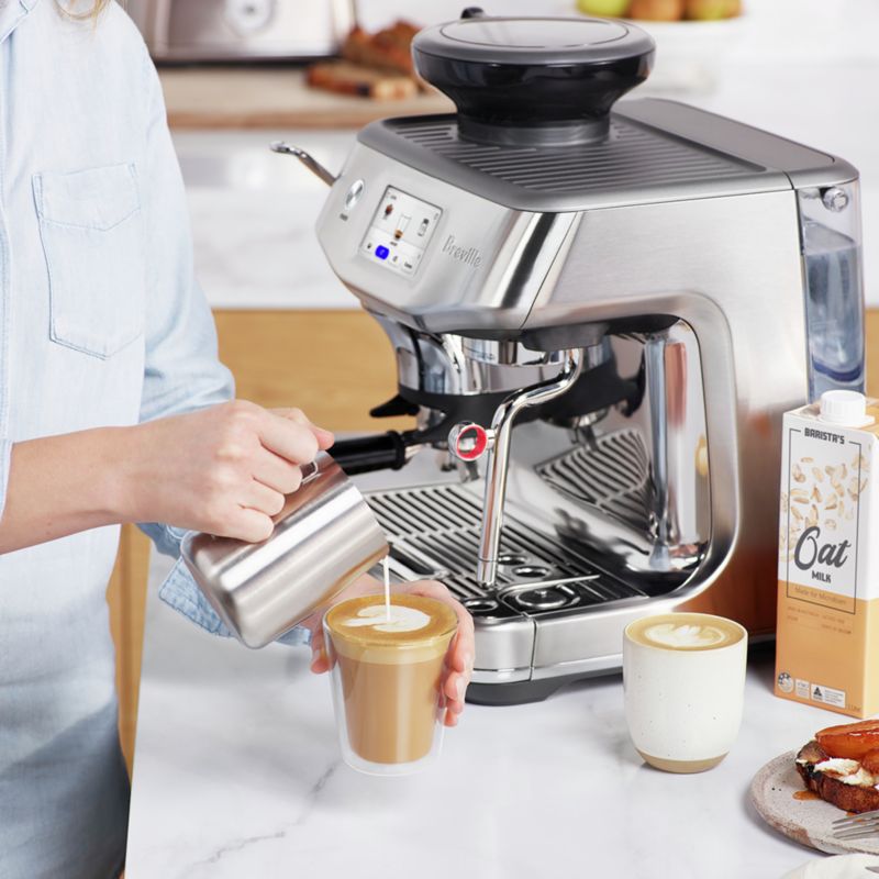 Breville Barista Touch Impress Damson Blue Espresso Machine + Reviews