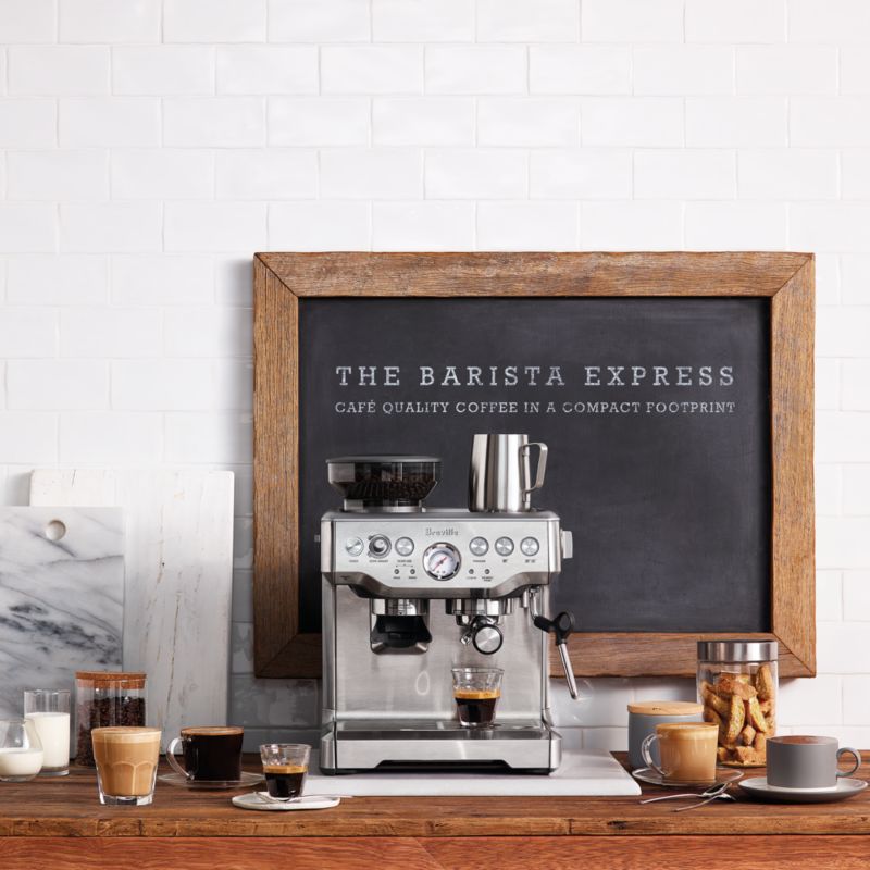 Breville Barista Express Stainless Steel Espresso Machine with Steam