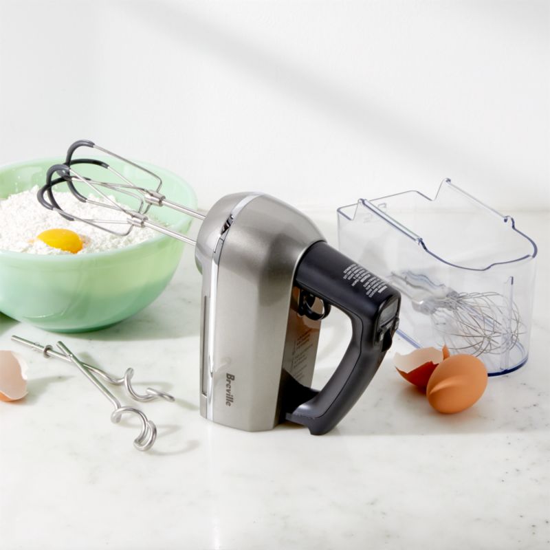 Breville Handy Mix Scraper Silver Electric Hand Mixer + Reviews Crate