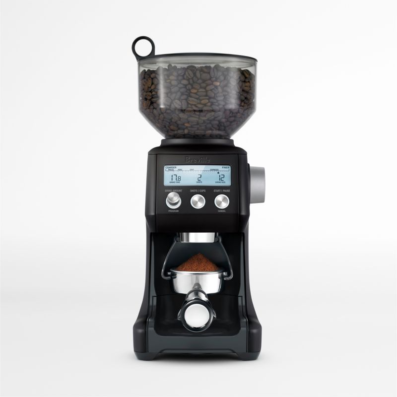 Breville Smart Grinder Pro Black Truffle Conical Burr Coffee Grinder