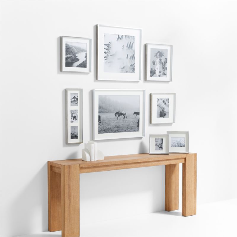 Brushed Silver 11x14 Wall Picture Frame + Reviews Crate & Barrel Canada