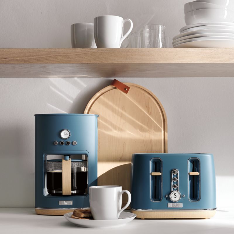 HADEN Dorchester Ultra Stone Blue 10Cup Programmable Drip Coffee Maker