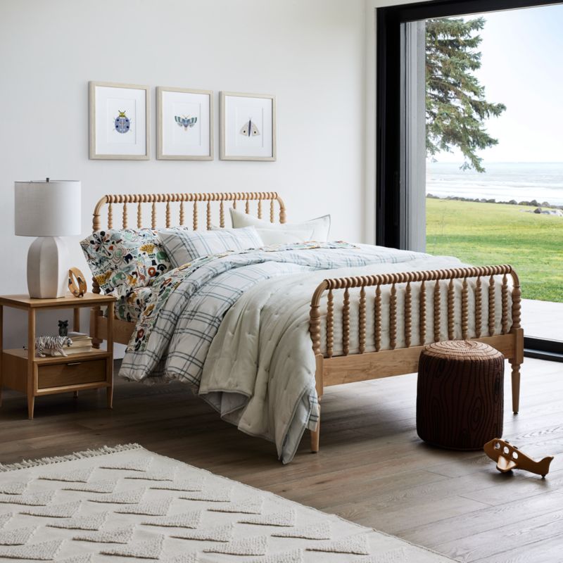 Jenny Lind Maple Wood Spindle King Bed + Reviews Crate & Kids