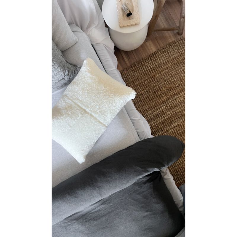 Cozysoft Organic Jersey Light Grey Queen Bed Sheet Set + Reviews Crate & Barrel