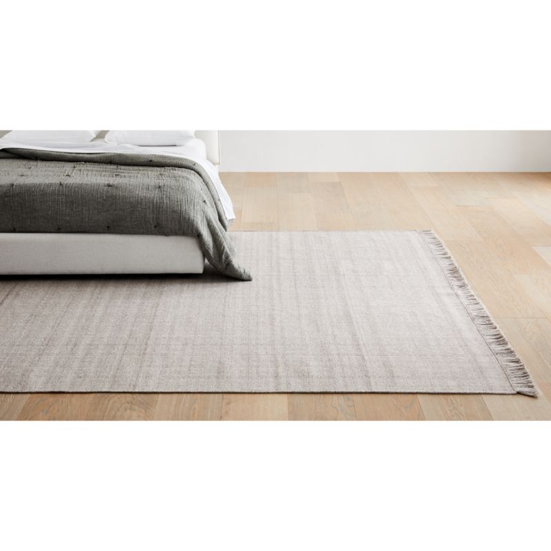 Amsterdam PetFriendly Performance Flatweave Ivory Area Rug 6'x9