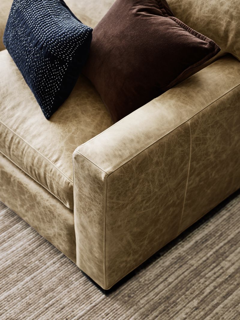 Sashiko Organic Cotton Velvet 22"x15" Deep Indigo Blue Throw Pillow