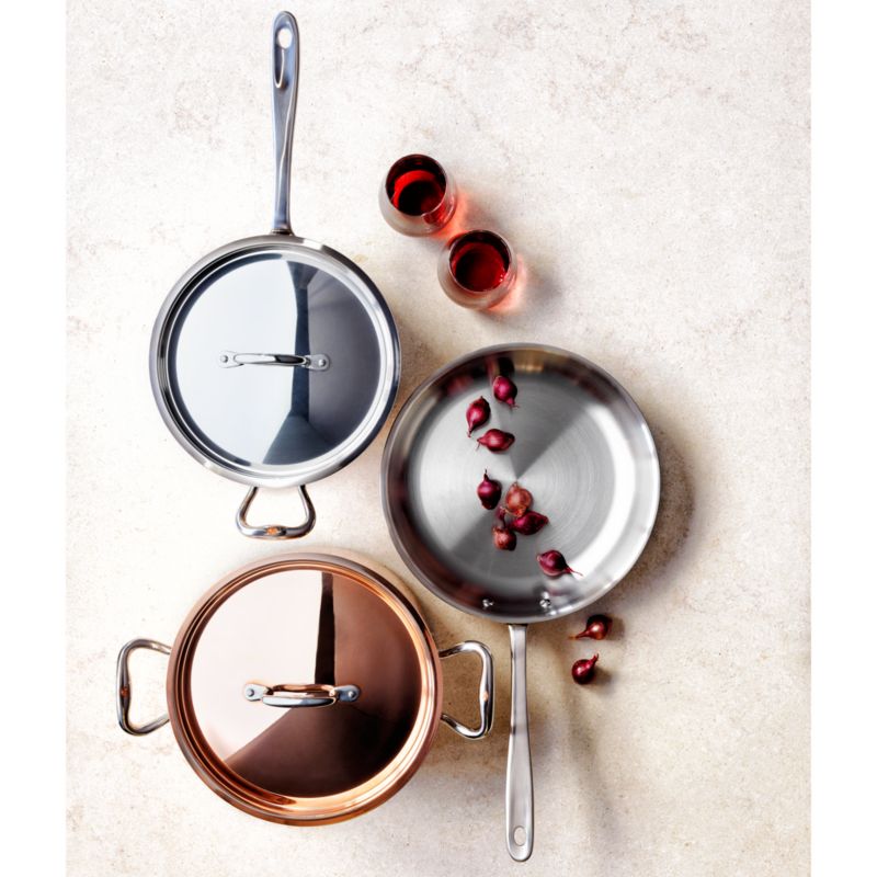 RFN by Ruffoni Copper 7Piece Cookware Set + Reviews Crate & Barrel