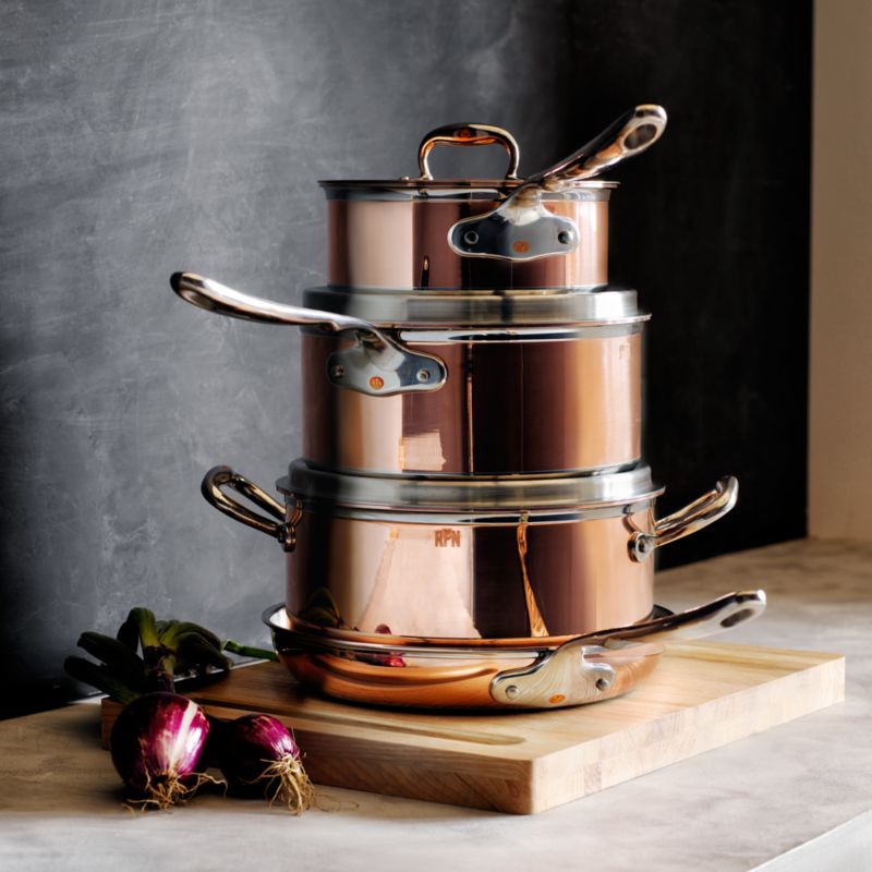 RFN by Ruffoni Copper 7Piece Cookware Set + Reviews Crate & Barrel
