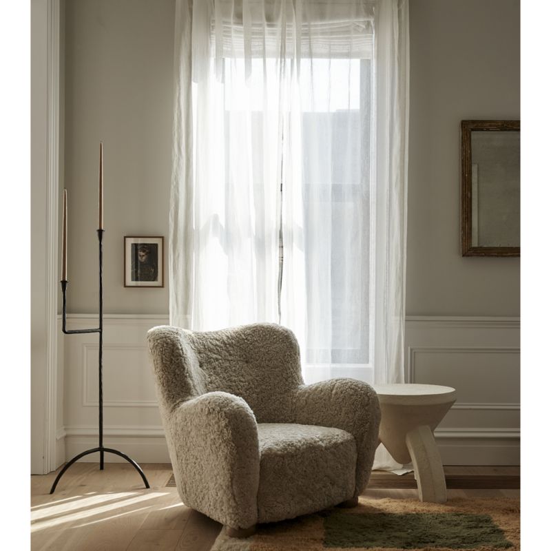 Le Tuco Shearling Accent Chair by Athena Calderone + Reviews Crate
