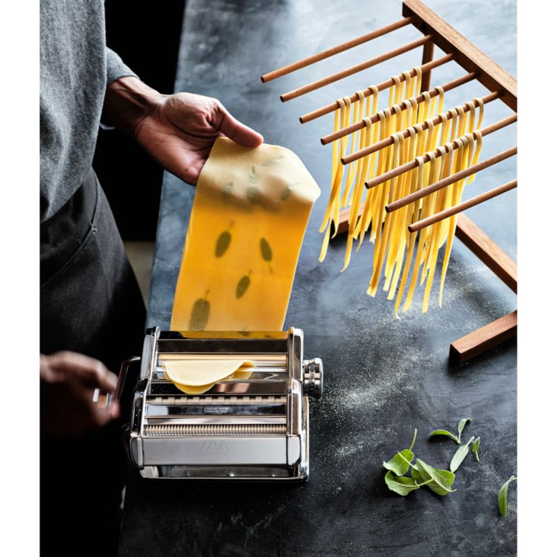 Acacia Pasta Drying Rack + Reviews Crate & Barrel