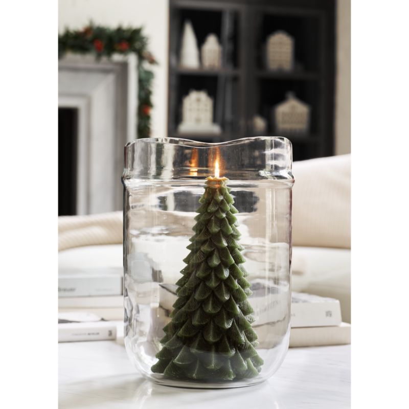Arden ExtraLarge Glass Pillar Candle Holder 20" by Jake Arnold