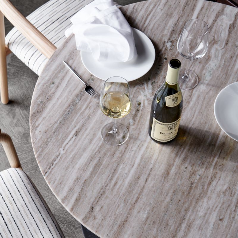 Redonda Wood Upholstered Dining Chair Crate & Barrel Canada