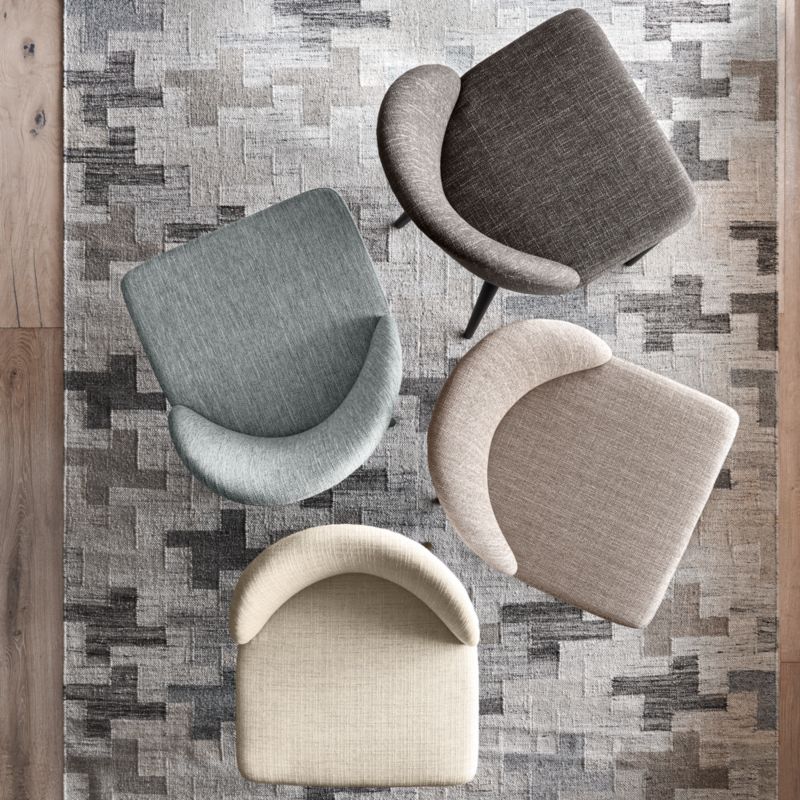 Ana Grey Dining Chair with Performance Fabric + Reviews Crate