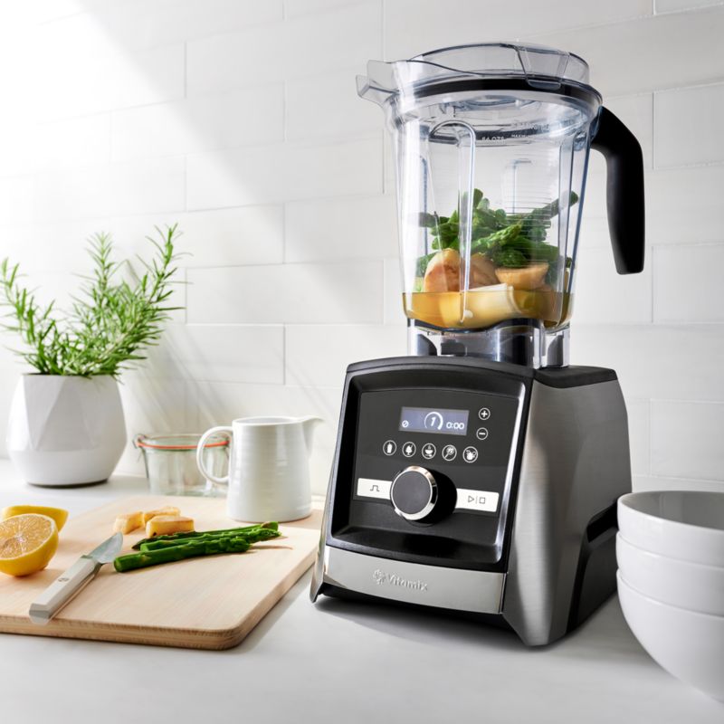 Vitamix Ascent A3500 BPAFree Brushed Stainless Steel Blender + Reviews
