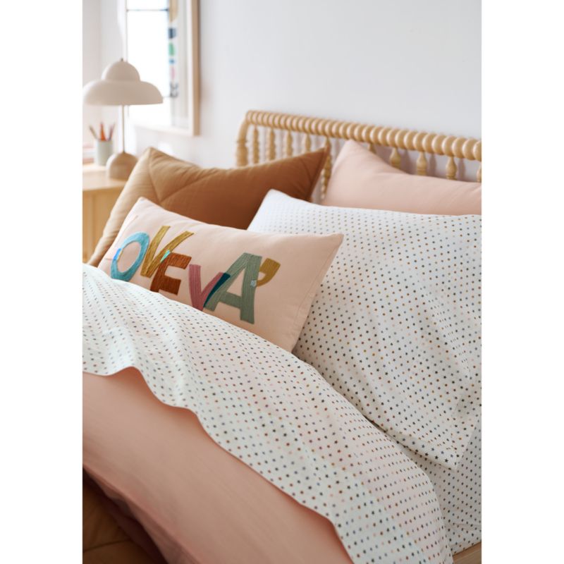 Supersoft Kids Elegant Pink Gauze Organic Cotton Twin Duvet Cover