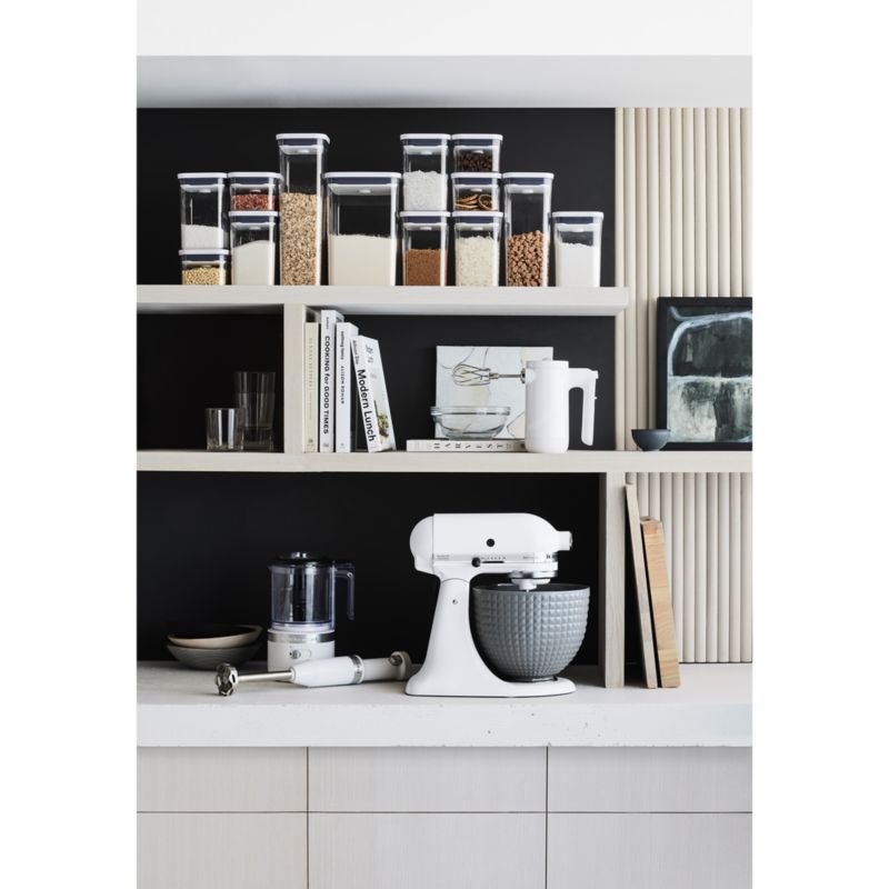 KitchenAid Stand Mixer Matte Grey Studded 5Quart Ceramic Mixing Bowl