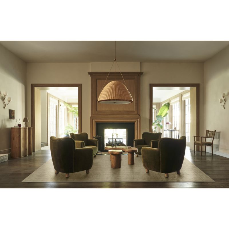 Winslow Natural Oak Wood Bar by Jake Arnold + Reviews Crate