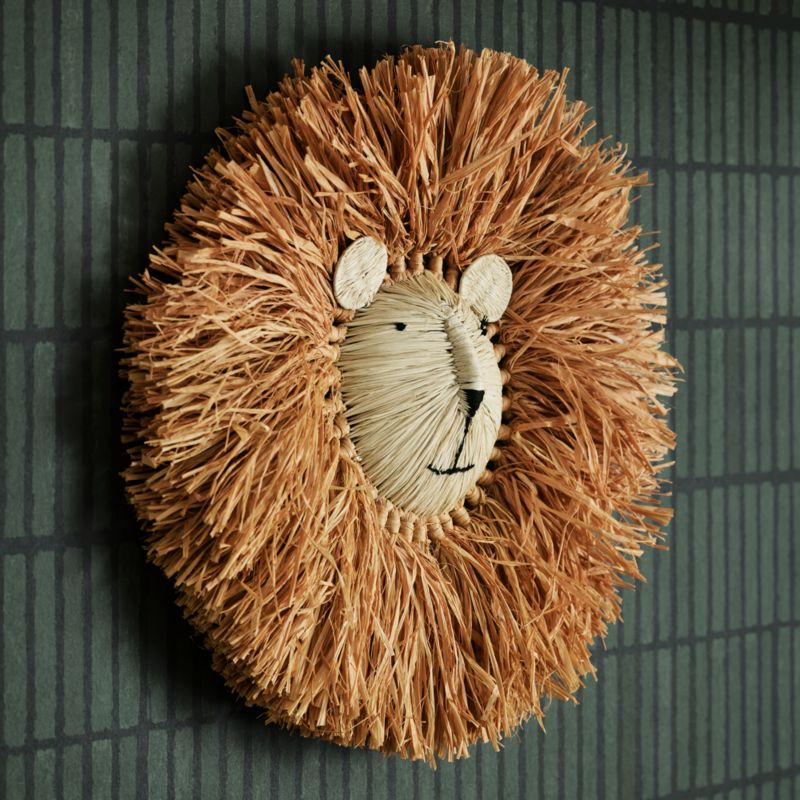 All Across Africa Lion Head Wall Decor + Reviews Crate & Kids