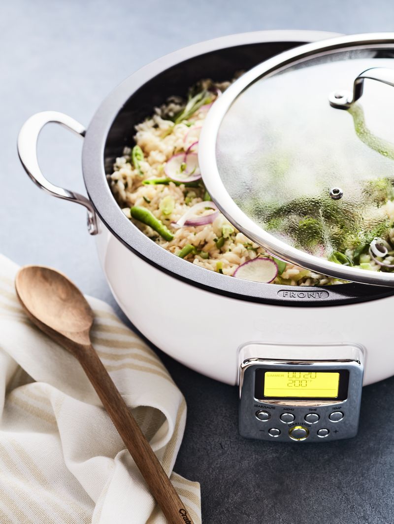 GreenPan Cloud Cream Elite Essential Smart Skillet + Reviews | Crate