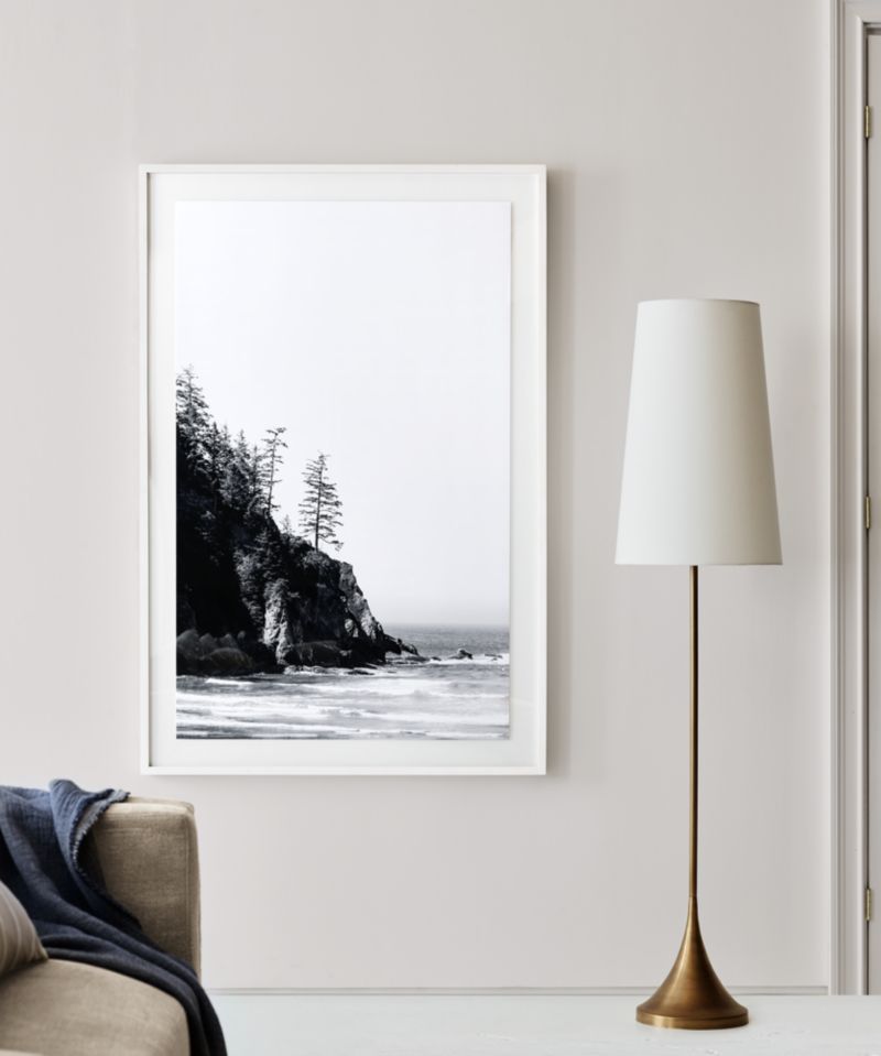 "Seaside" by Eric Muhr Black and White Photograph 40"x60" Framed Wall