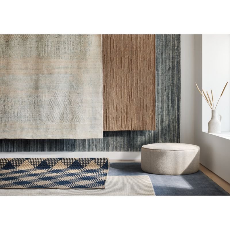 Vaughn Performance WoolBlend Handwoven Blue Area Rug 10'x14' + Reviews