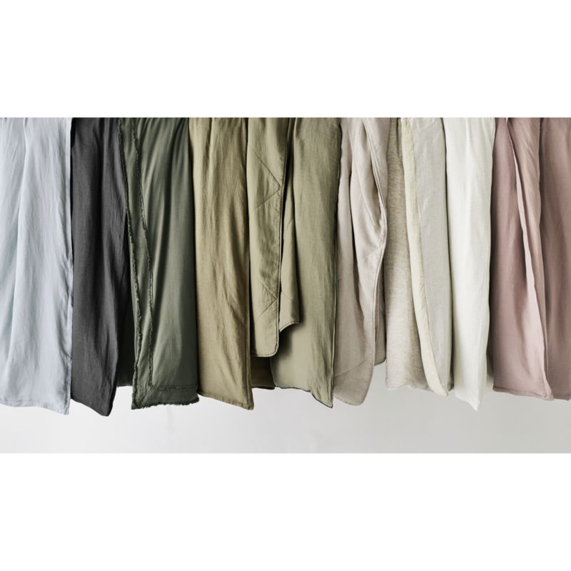 New Natural Hemp Garden Green Grid Twin/Twin XL Duvet Cover + Reviews