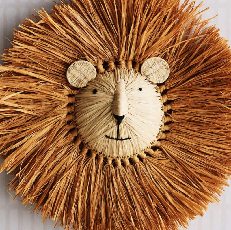 All Across Africa Lion Head Wall Decor + Reviews Crate & Kids
