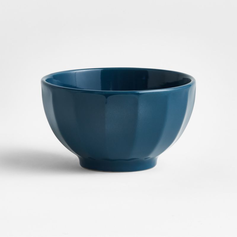 Cafe Dark Teal Cereal Bowl + Reviews Crate & Barrel