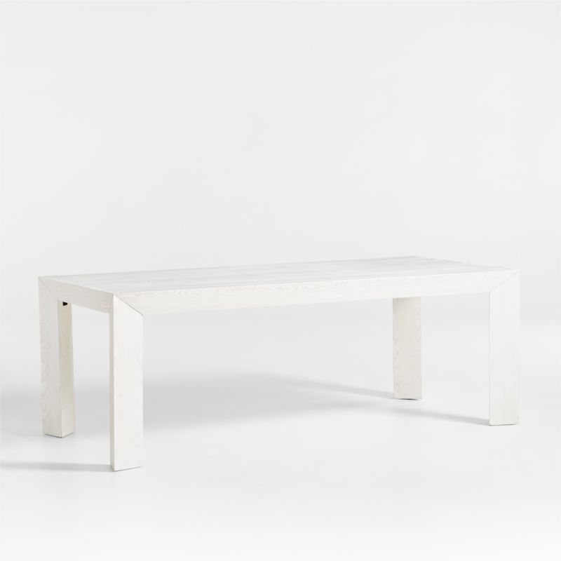 Cali 84" White Pine Dining Table + Reviews Crate & Barrel Canada
