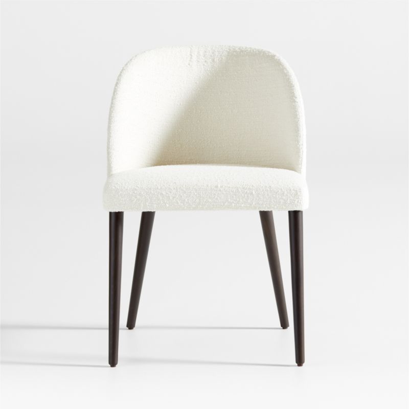 Camille Bouclé Dining Chair + Reviews Crate & Barrel