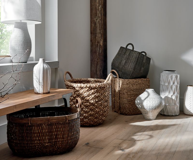 Cane White Table Lamp, Set of 2 + Reviews Crate & Barrel Canada