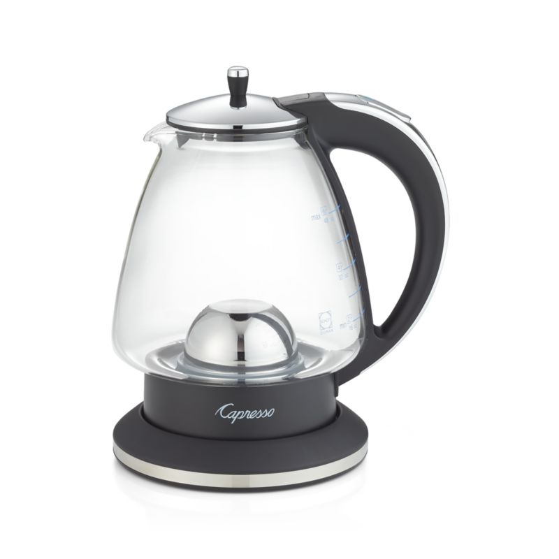 Capresso H2O Glass Electric Tea Kettle + Reviews Crate & Barrel