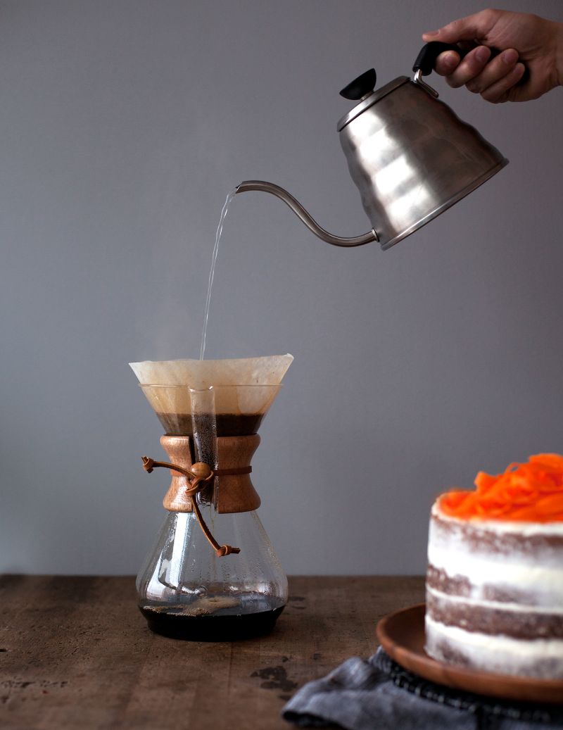 Chemex 8Cup Glass PourOver Coffee Maker with Natural Wood Collar