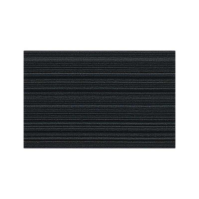 Chilewich Blue Stripe Woven Indoor/Outdoor Floormat 18"x28" + Reviews
