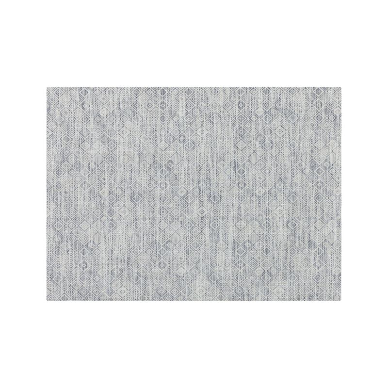 Chilewich Mosaic Blue Woven Indoor/Outdoor Floormat 35"x48" Crate