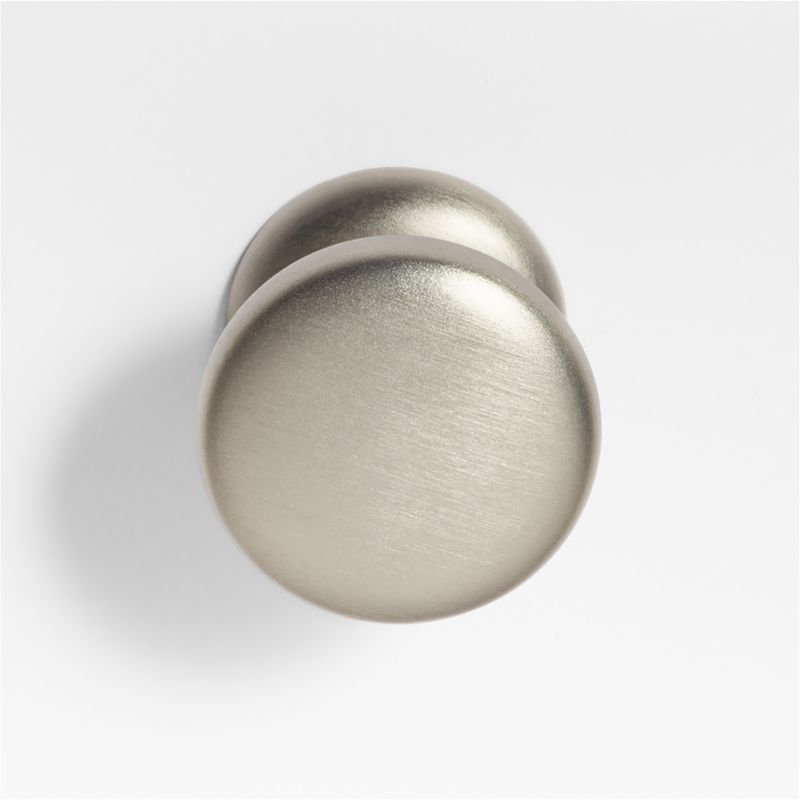 Classic Round Brushed Nickel Knob + Reviews Crate & Barrel Canada