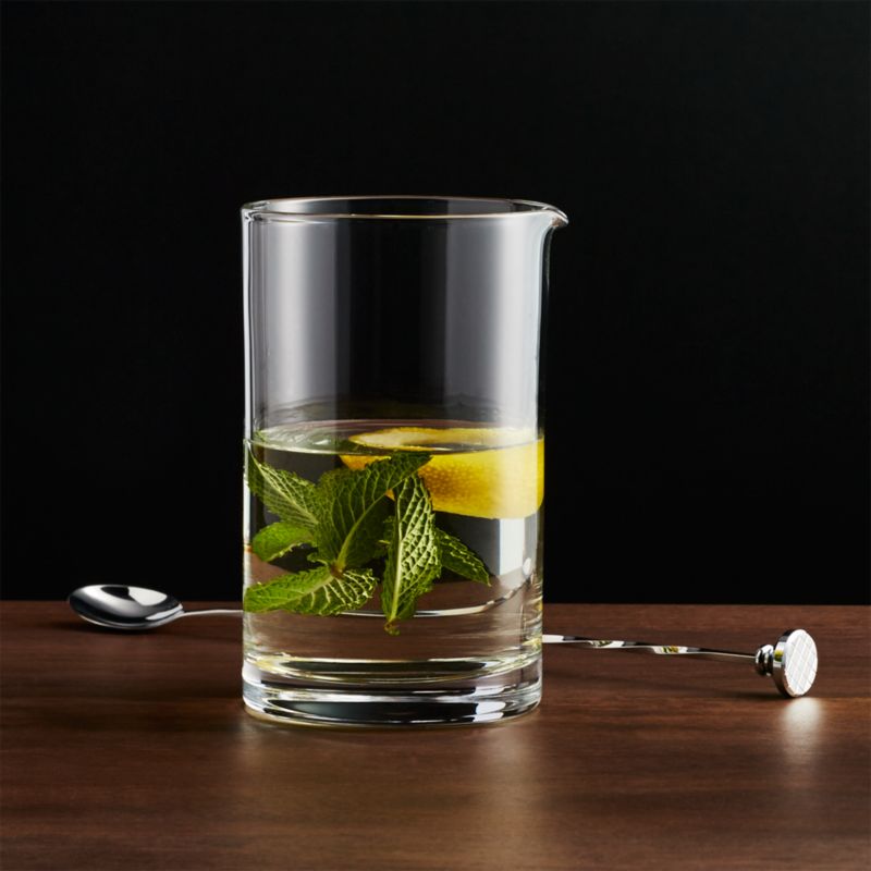 Cocktail Mixing Glass + Reviews Crate & Barrel Canada
