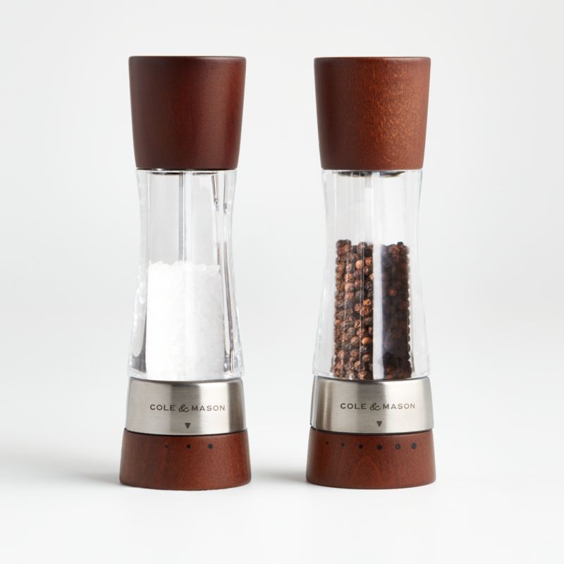 Cole and Mason Derwent Wood Salt and Pepper Mills Crate & Barrel
