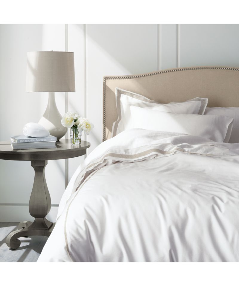 Colette Queen Upholstered Bed 52.5" + Reviews Crate & Barrel