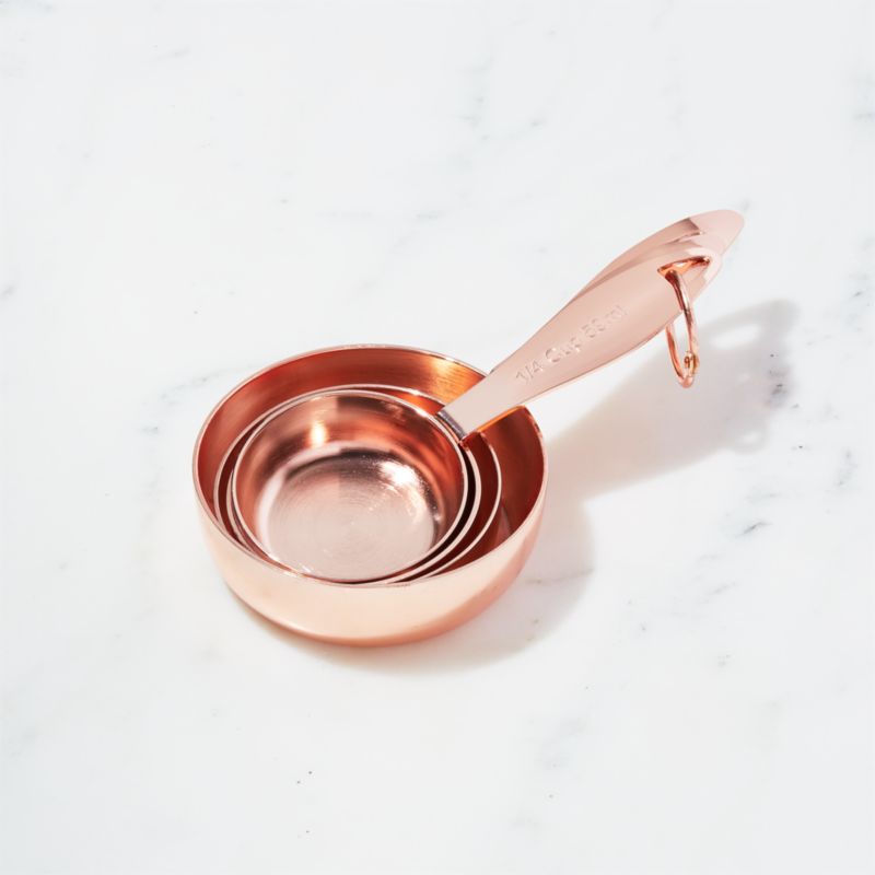 Copper Dry Measuring Cups, Set of 4 + Reviews Crate & Barrel Canada