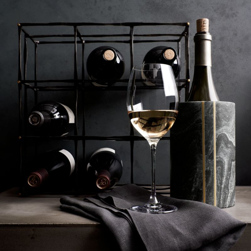 Hayes Black Marble Wine Cooler + Reviews Crate & Barrel Canada