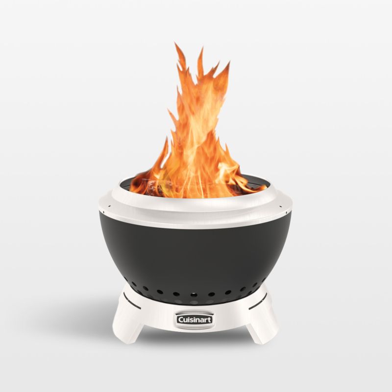 Cuisinart 19.5" Round Cleanburn Fire Pit | Crate & Barrel