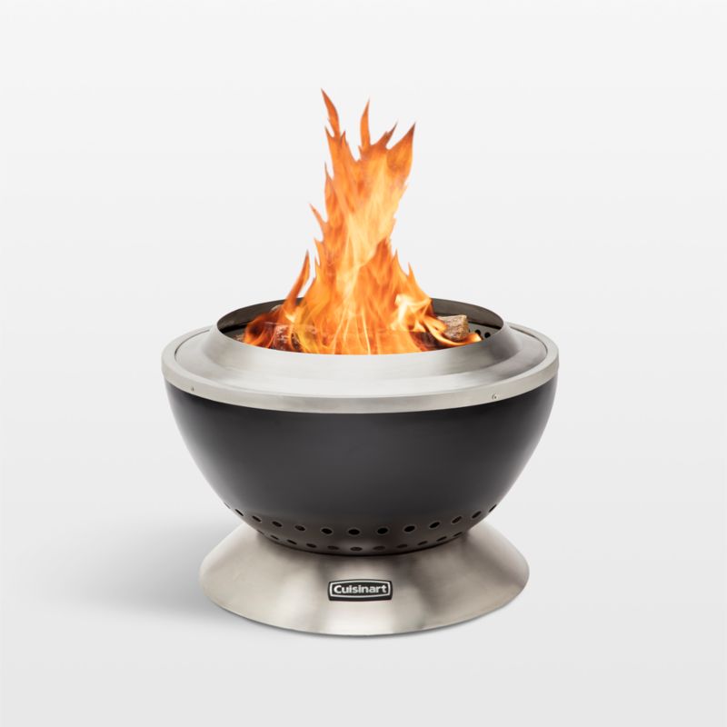 Cuisinart 24" Round Cleanburn Fire Pit | Crate & Barrel