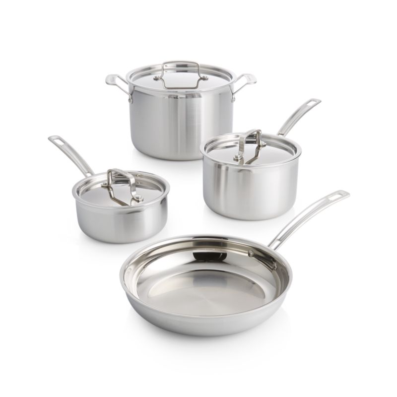 Cuisinart MultiClad Pro 7piece TriPly Stainless Steel Cookware Set