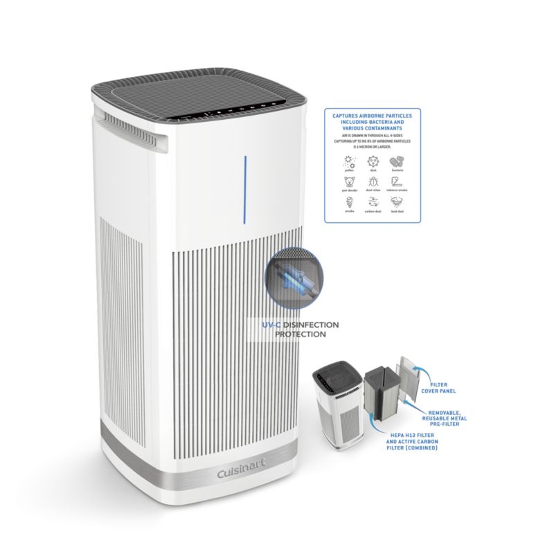 Cuisinart PuRXium Freestanding Air Purifier + Reviews | Crate & Barrel